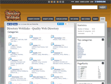 Tablet Screenshot of directoryweblinks.com